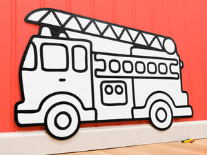 Firetruck | Wall Art for Creative Kids