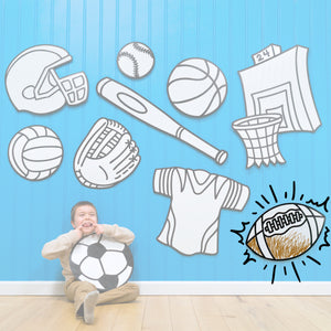 Football | Color n’ Erase | Play & Décor
