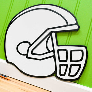Football Helmet | Color n’ Erase | Play & Décor