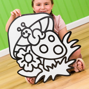 Forest Mushrooms | Color n’ Erase | Play & Décor