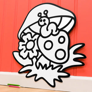 Forest Mushrooms | Color n’ Erase | Play & Décor