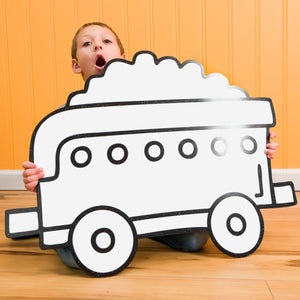 Freight Train Car | Color n’ Erase | Play & Décor