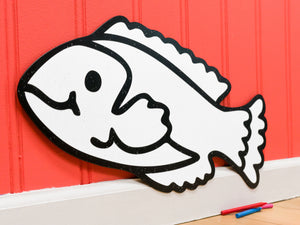 Guppy Fish | Color n’ Erase | Play & Décor