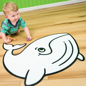 Humpback Whale | Color n’ Erase | Play & Décor