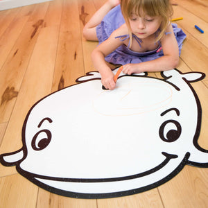 Large Whale | Color n’ Erase | Play & Décor