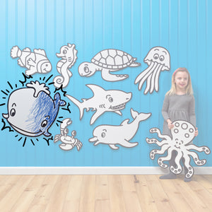 Large Whale | Color n’ Erase | Play & Décor