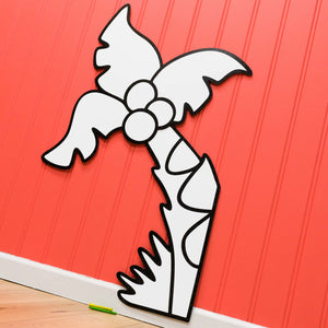 Leaning Palm Tree | Color n’ Erase | Play & Décor