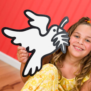 Peace Dove Bird | Color n’ Erase | Play & Décor