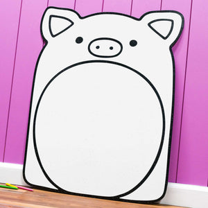 Pig Large Writing Board | Color n’ Erase | Play & Décor