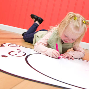 Pig Large Writing Board | Color n’ Erase | Play & Décor
