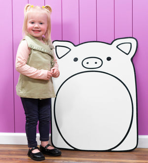 Pig Large Writing Board | Color n’ Erase | Play & Décor