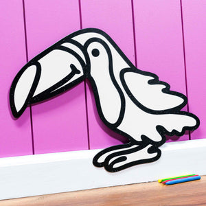 Toucan Bird | Color n’ Erase | Play & Décor