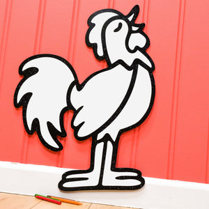 Rooster | Color n’ Erase | Play & Décor