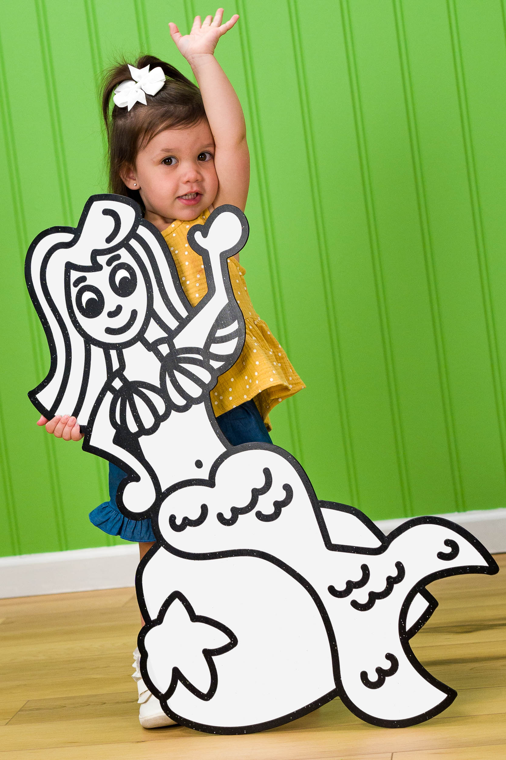 Sitting Mermaid | Color n’ Erase | Play & Décor