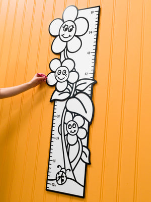 Flower Growth Chart | Color n’ Erase | Play & Décor