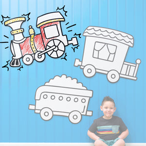 Train Engine | Color n’ Erase | Play & Décor