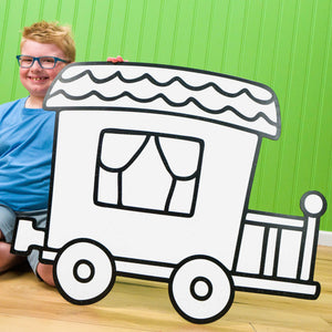 Train Caboose | Color n’ Erase | Play & Décor