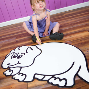 Triceratops Dinosaur | Color n’ Erase | Play & Décor