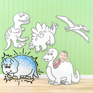 Triceratops Dinosaur | Color n’ Erase | Play & Décor