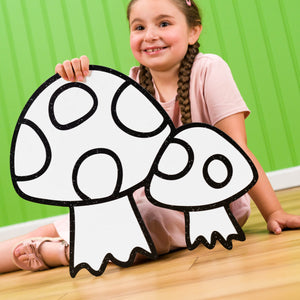 Two Mushrooms | Color n’ Erase | Play & Décor