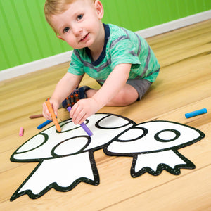 Two Mushrooms | Color n’ Erase | Play & Décor