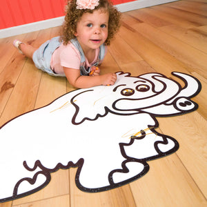 Woolly Mammoth Dinosaur | Color n’ Erase | Play & Décor