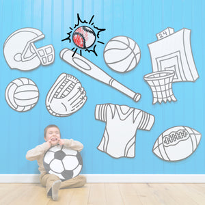 Baseball | Color n’ Erase | Play & Décor