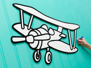 Biplane | Wall Art for Creative Kids