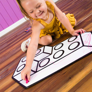 Toy Bricks Stacked 2x4 | Color n’ Erase | Play & Décor