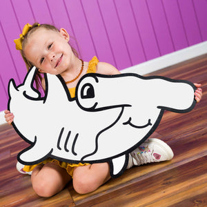 Hammerhead Shark | Color n’ Erase | Play & Décor