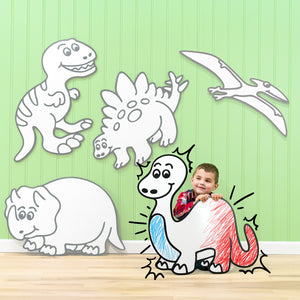 Long Neck Dinosaur | Color n’ Erase | Play & Décor
