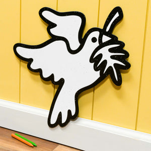 Peace Dove Bird | Color n’ Erase | Play & Décor