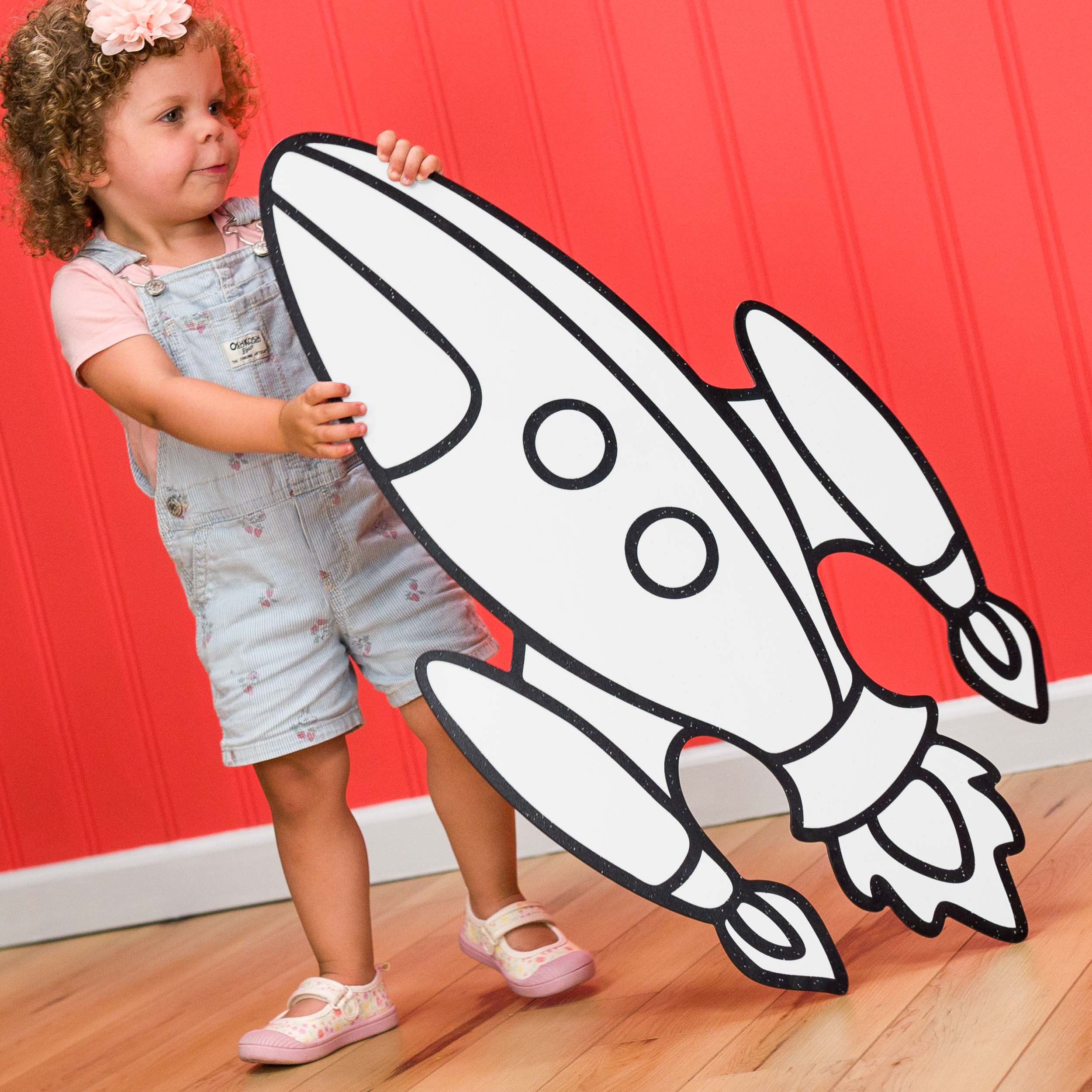 Rocket Ship | Color n’ Erase | Play & Décor