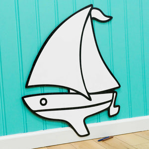 Sail Boat | Color n’ Erase | Play & Décor