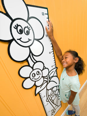 Flower Growth Chart | Color n’ Erase | Play & Décor