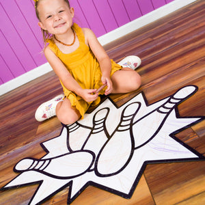 Strike Bowling Pins | Color n’ Erase | Play & Décor