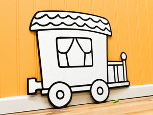 Train Caboose | Color n’ Erase | Play & Décor