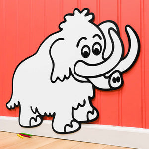 Woolly Mammoth Dinosaur | Color n’ Erase | Play & Décor