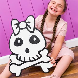 Butterfly Bow Skull | Color n’ Erase | Play & Décor