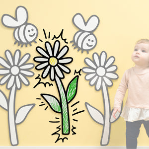 Garden Daisy | Color n’ Erase | Play & Décor