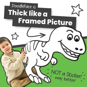 Tall Evergreen Tree | Huge Dry-Erase Decor| Sturdy (Not a Decal) Snaps On/Off Wall | Wall Art for Creative Kids