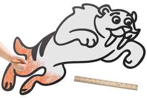 Sabertooth Dinosaur | Color n’ Erase | Play & Décor