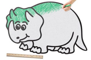 Triceratops Dinosaur | Color n’ Erase | Play & Décor