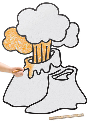 Erupting Volcano | Color n’ Erase | Play & Décor