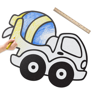 Cement Mixer Truck | Color n’ Erase | Play & Décor