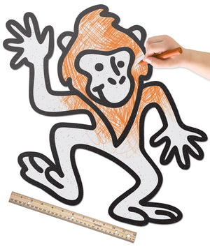 Dancing Monkey | Color n’ Erase | Play & Décor