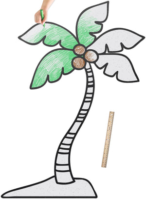 Wavy Palm Tree | Color n’ Erase | Play & Décor