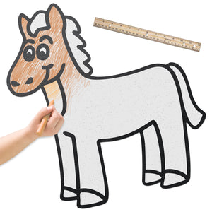 Riding Horse | Color n’ Erase | Play & Décor
