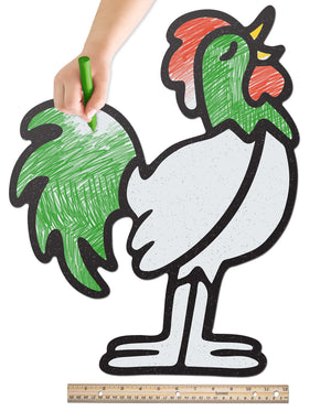 Rooster | Color n’ Erase | Play & Décor