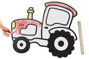 Farm Tractor | Color n’ Erase | Play & Décor